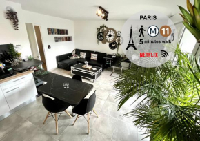 Paris I 77m Cosy I Proche métro 11 - Possibility of direct reservation with no taxe by asking a question at establishment